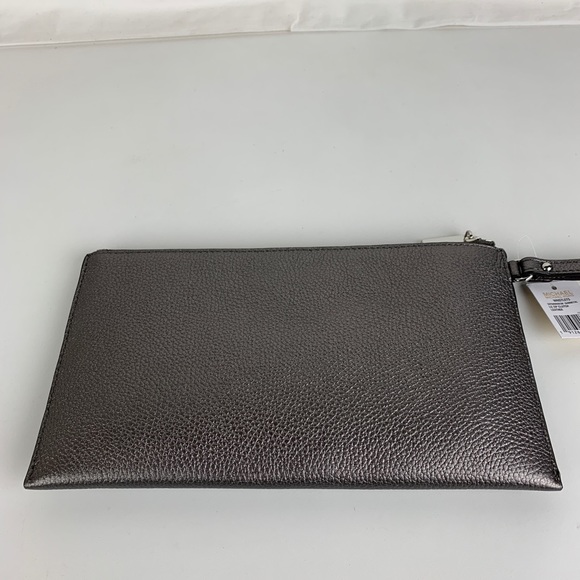 Michael Kors Mercer Zip Wristel in Gunmetal - Picture 6 of 7